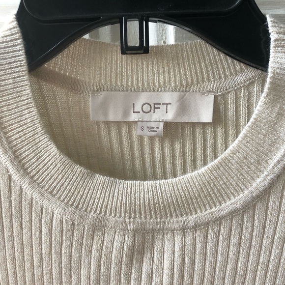 Loft puff sleeve sweater • never worn • from a smoke-free home - Picture 3 of 3